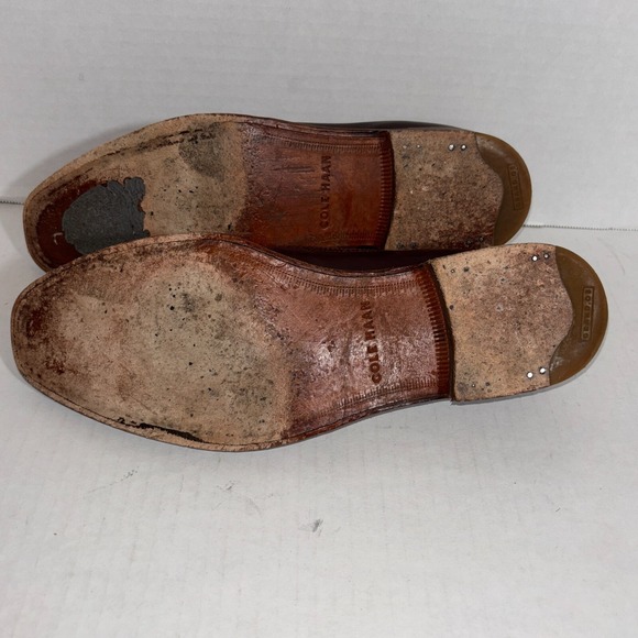 Cole Haan Z16103* Men's Lionel Longwing Brown Oxford Dress Shoe‎ Size 8.5 M - Picture 8 of 8